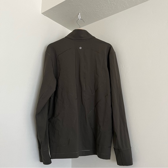 Lululemon 1/4 zip pullover in Dark Olive - Picture 3 of 5